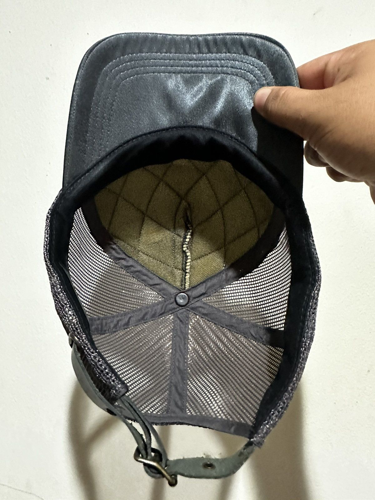Beams Plus Beams Japan Leather Trucker Hat Size ONE SIZE - 5 Thumbnail
