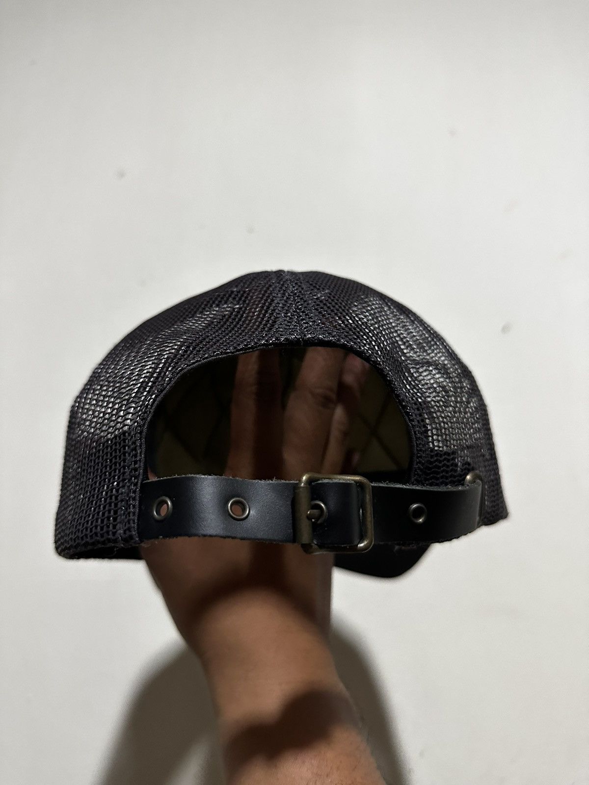 Beams Plus Beams Japan Leather Trucker Hat Size ONE SIZE - 4 Thumbnail