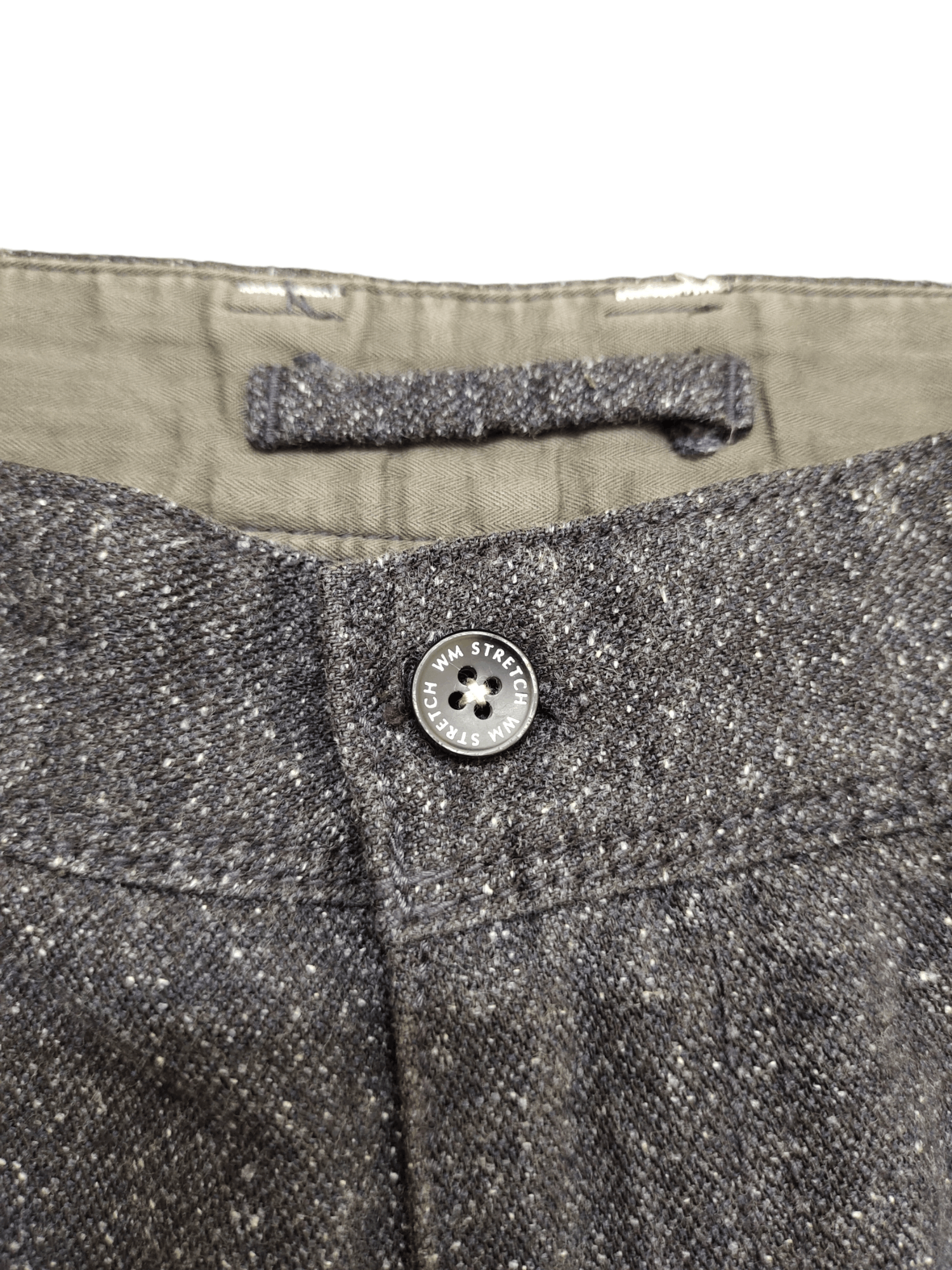 Kent & Curwen Kent & Curwen Buckle Sides Salt & Pepper Cargo Pants Size US 35 - 22 Thumbnail