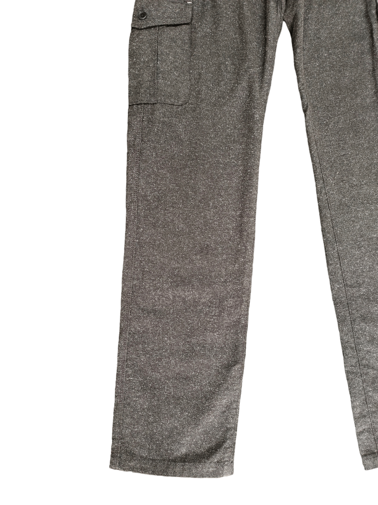 Kent & Curwen Kent & Curwen Buckle Sides Salt & Pepper Cargo Pants Size US 35 - 8 Thumbnail