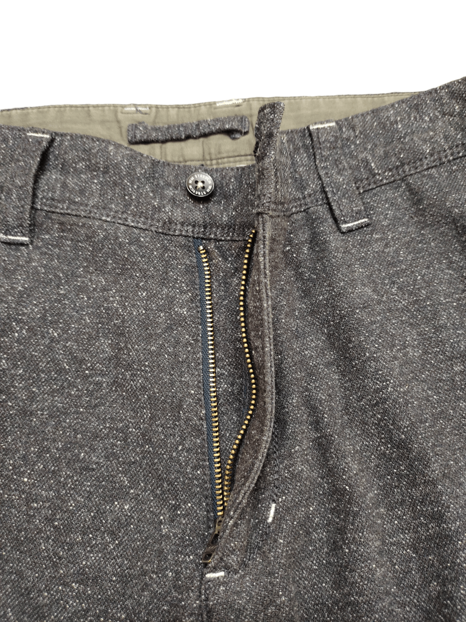 Kent & Curwen Kent & Curwen Buckle Sides Salt & Pepper Cargo Pants Size US 35 - 21 Thumbnail