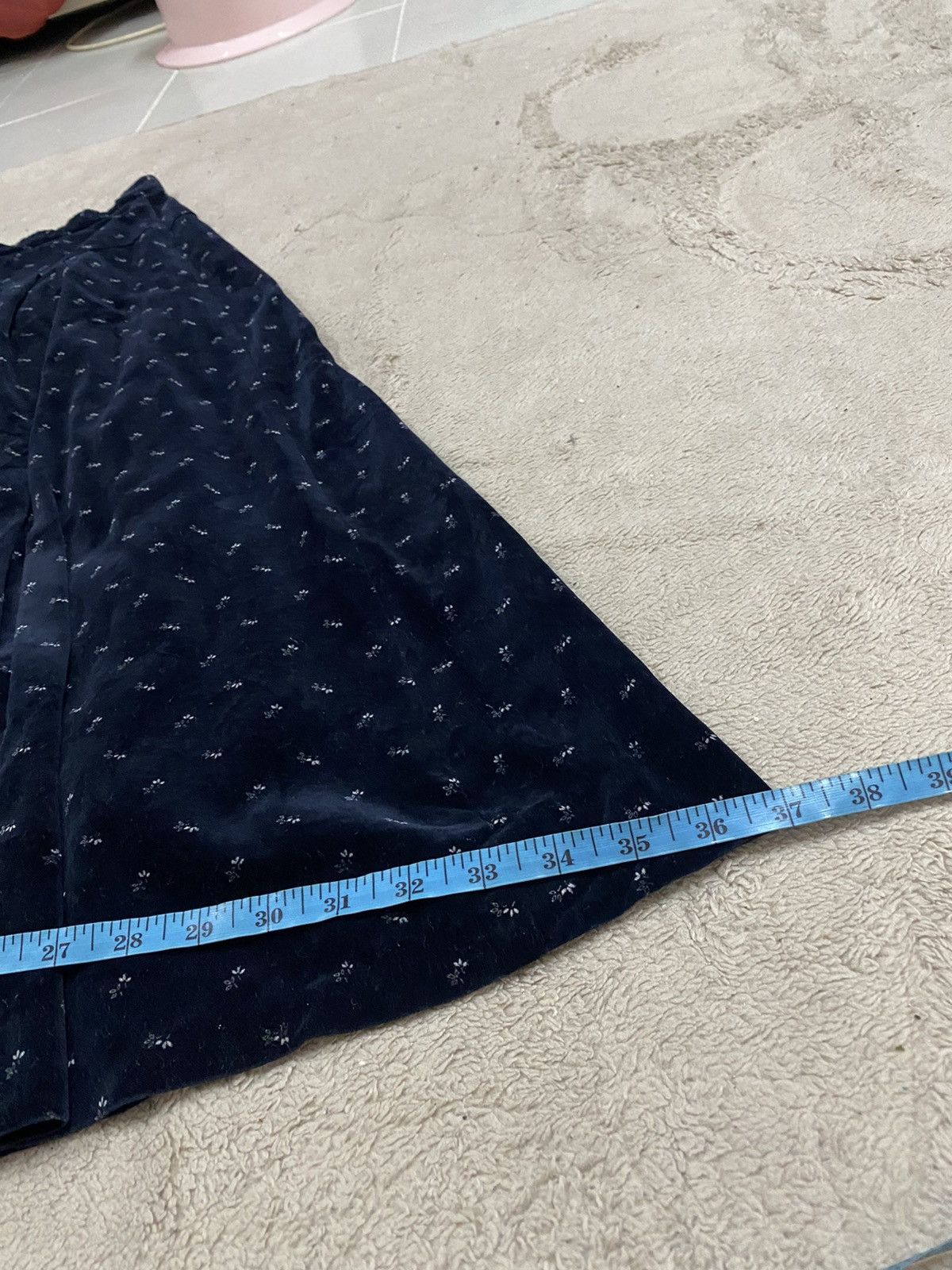 Comme des Garcons Vtg🔥Comme Des Garcons Midi Skirts Flower Design Size 32" / US 10 / IT 46 - 9 Thumbnail