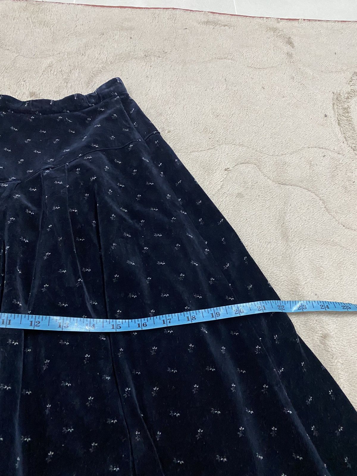 Comme des Garcons Vtg🔥Comme Des Garcons Midi Skirts Flower Design Size 32" / US 10 / IT 46 - 10 Thumbnail