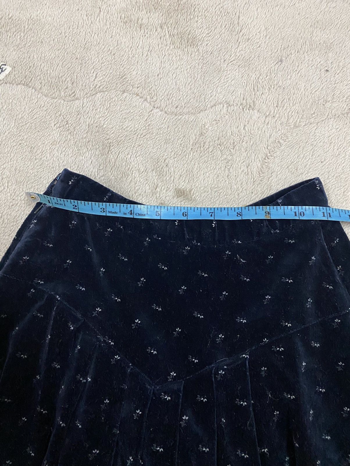 Comme des Garcons Vtg🔥Comme Des Garcons Midi Skirts Flower Design Size 32" / US 10 / IT 46 - 8 Thumbnail