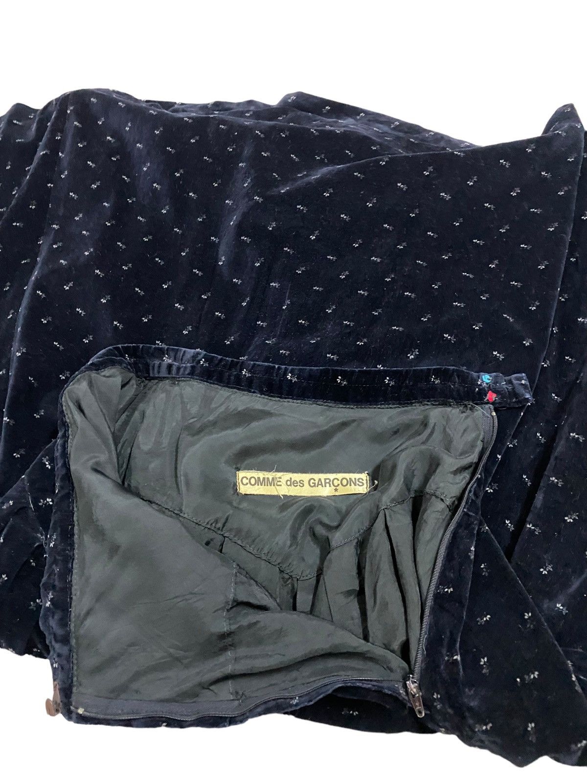 Comme des Garcons Vtg🔥Comme Des Garcons Midi Skirts Flower Design Size 32" / US 10 / IT 46 - 7 Thumbnail