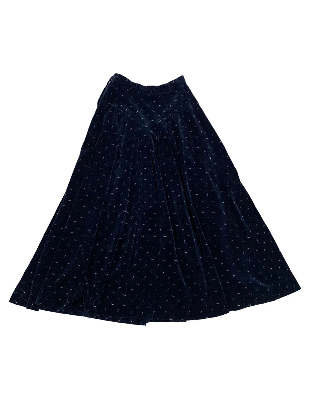 Comme des Garcons Vtg🔥Comme Des Garcons Midi Skirts Flower Design Size 32" / US 10 / IT 46 - 1 Thumbnail