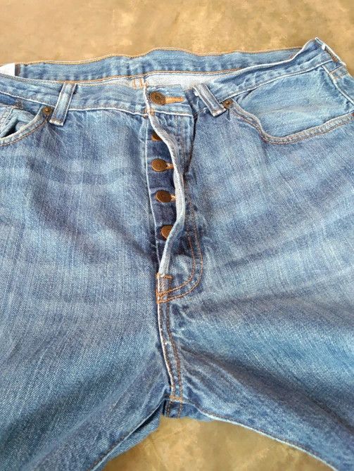 Levi's Vintage Levi's 501 Faded Blue Straight Leg Jeans 38x32 Size US 38 / EU 54 - 6 Thumbnail