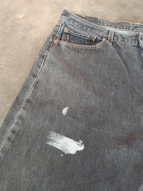 Levi's Vintage Levi's 501 Grey Distressed Jeans 36x30 Size US 36 / EU 52 - 7 Thumbnail