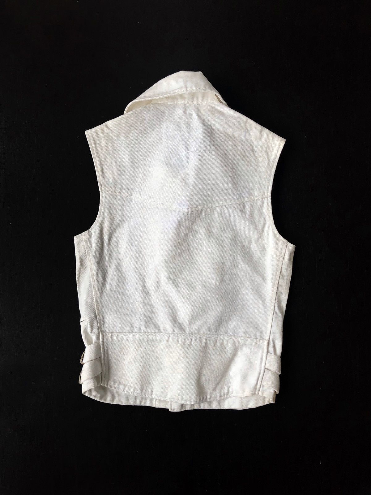 A.F.F.A. Sexy Dynamite 🇬🇧 Double Collar Sleeveless Biker Jacket Size US S / EU 44-46 / 1 - 6 Thumbnail