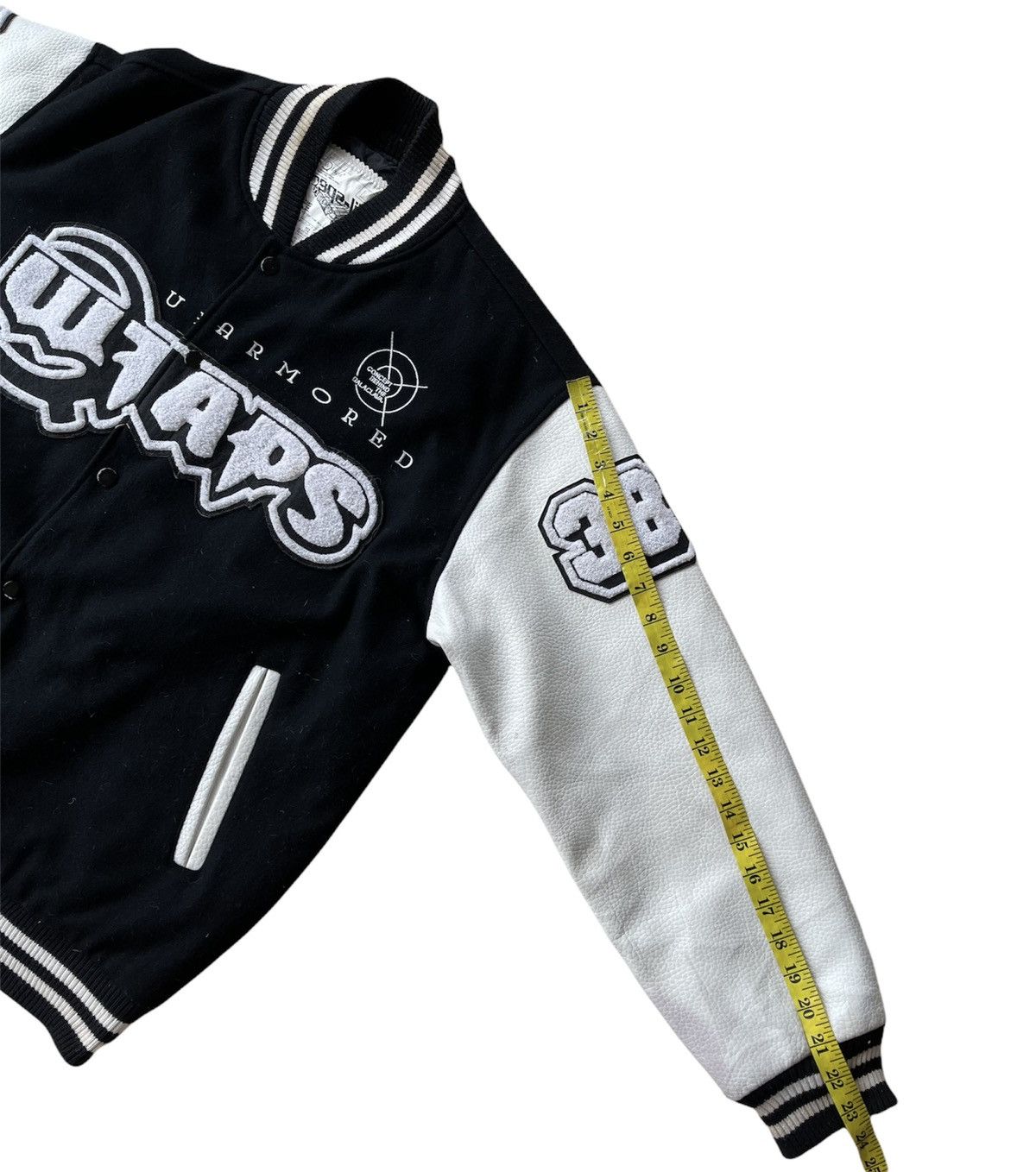 Wtaps Rare Wtaps Empires Service varsity wool/leather jacket Size US XL / EU 56 / 4 - 18 Thumbnail