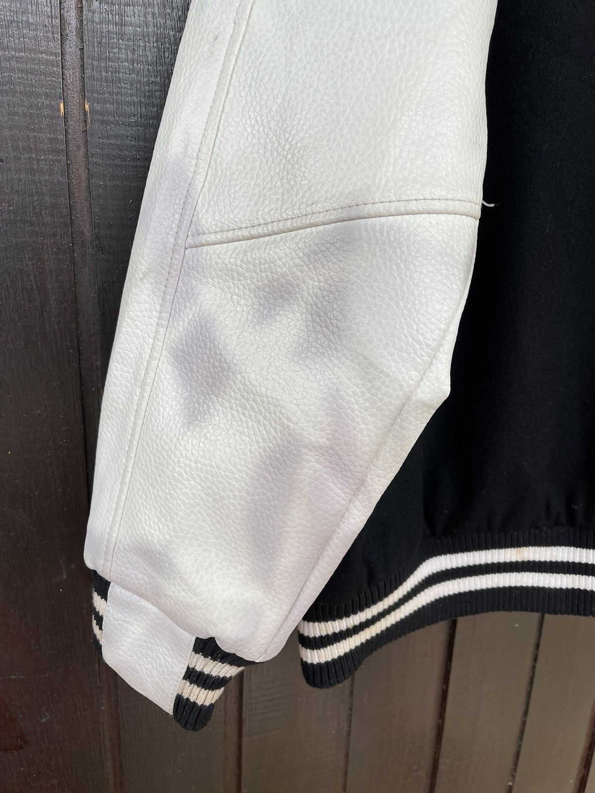 Wtaps Rare Wtaps Empires Service varsity wool/leather jacket Size US XL / EU 56 / 4 - 13 Thumbnail