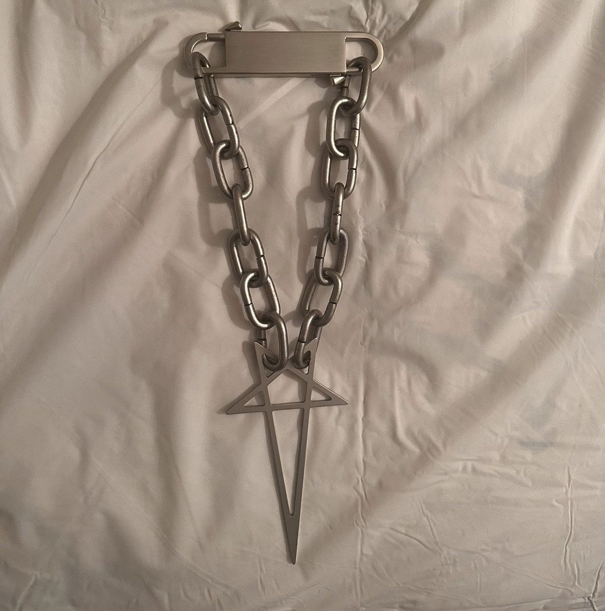 rick owens pentagram chain rick owens pentagram chain