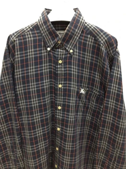 Burberry Vintage Burberrys Plaid Tartan Long Sleeve Button Up Size US M / EU 48-50 / 2 - 2 Thumbnail
