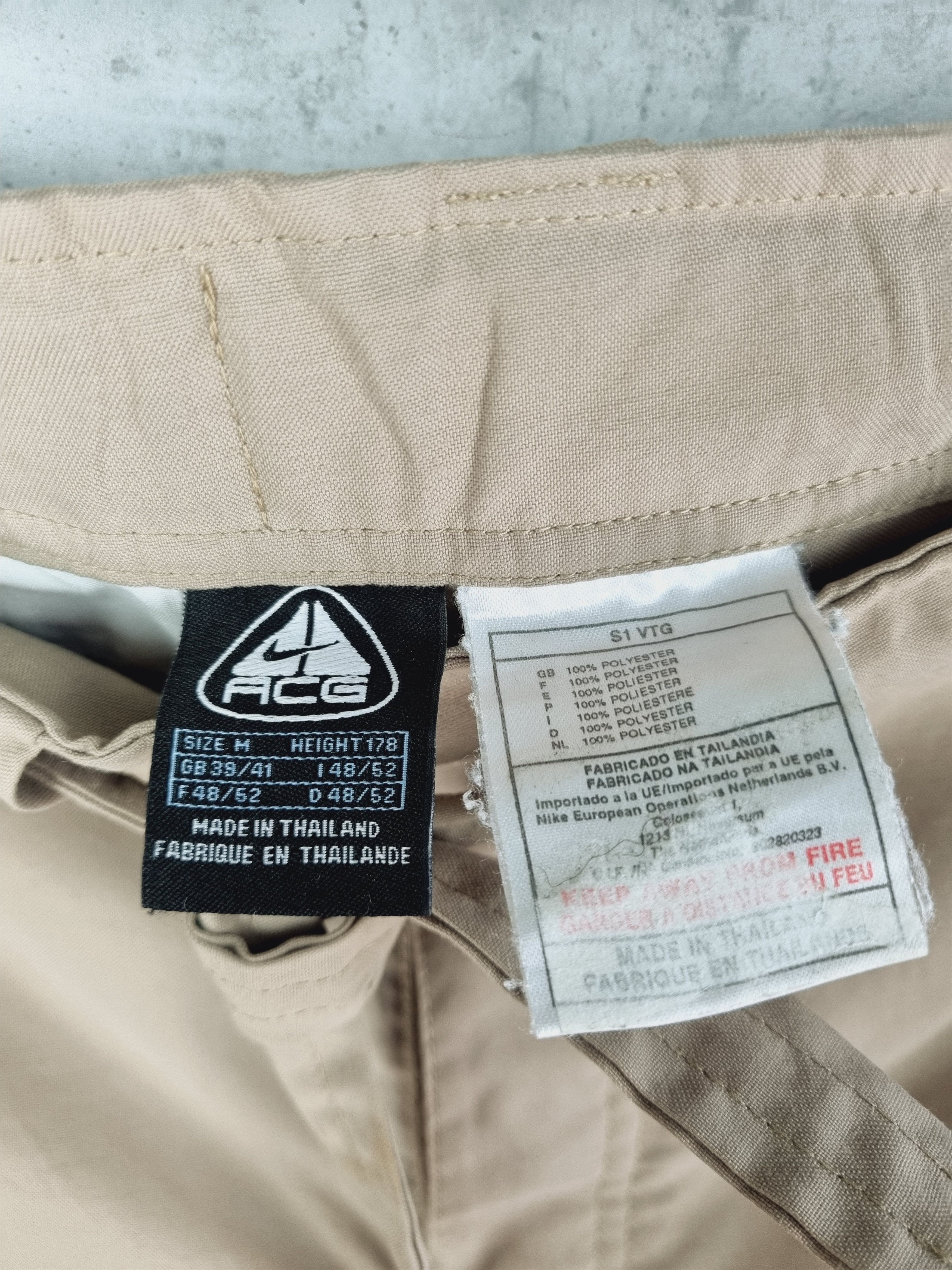 Nike × Nike ACG Nike ACG Detachable Cargo Hunting/ Hiking Ankle Zipper Pant Size US 31 - 6 Thumbnail
