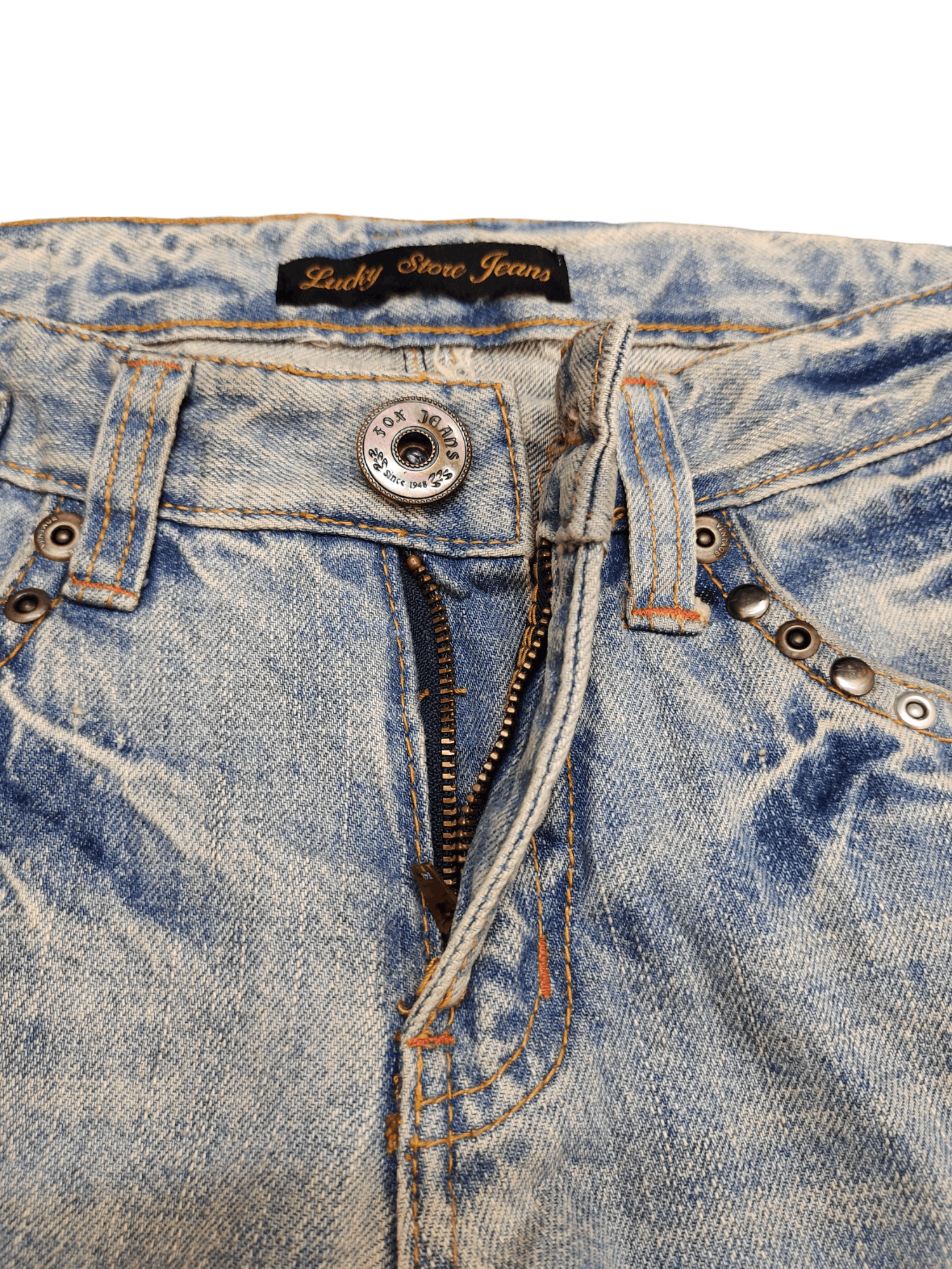 Hysteric Glamour Flare Jeans Lucky Store Jeans Boot Cut Y2k Streetwear Size US 31 - 18 Thumbnail