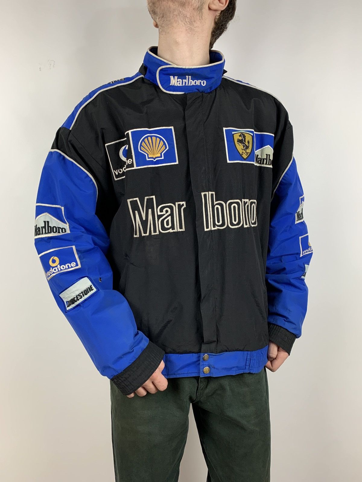 Ferrari Vintage Ferrari Marlboro Vodafone Racing Jacket Size US XXL / EU 58 / 5 - 1 Thumbnail