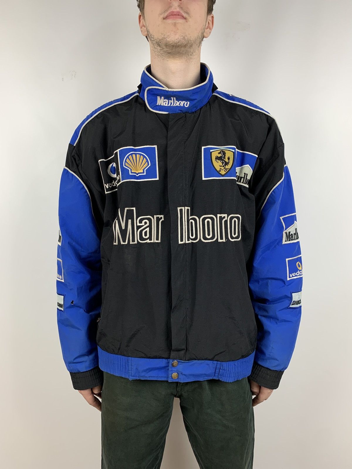 Ferrari Vintage Ferrari Marlboro Vodafone Racing Jacket Size US XXL / EU 58 / 5 - 3 Thumbnail