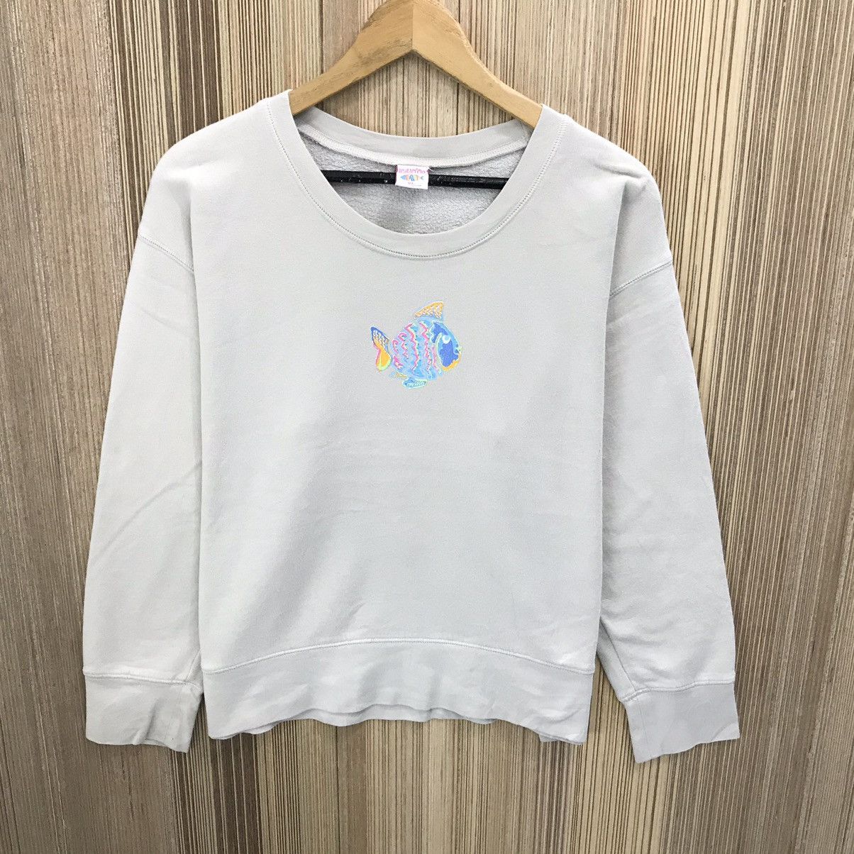 Vintage Vintage Icantoo Sweatshirt Biglogo Art Design Fish Icantoo Size US M / EU 48-50 / 2 - 2 Thumbnail