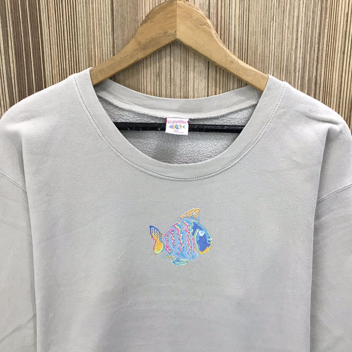 Vintage Vintage Icantoo Sweatshirt Biglogo Art Design Fish Icantoo Size US M / EU 48-50 / 2 - 1 Thumbnail