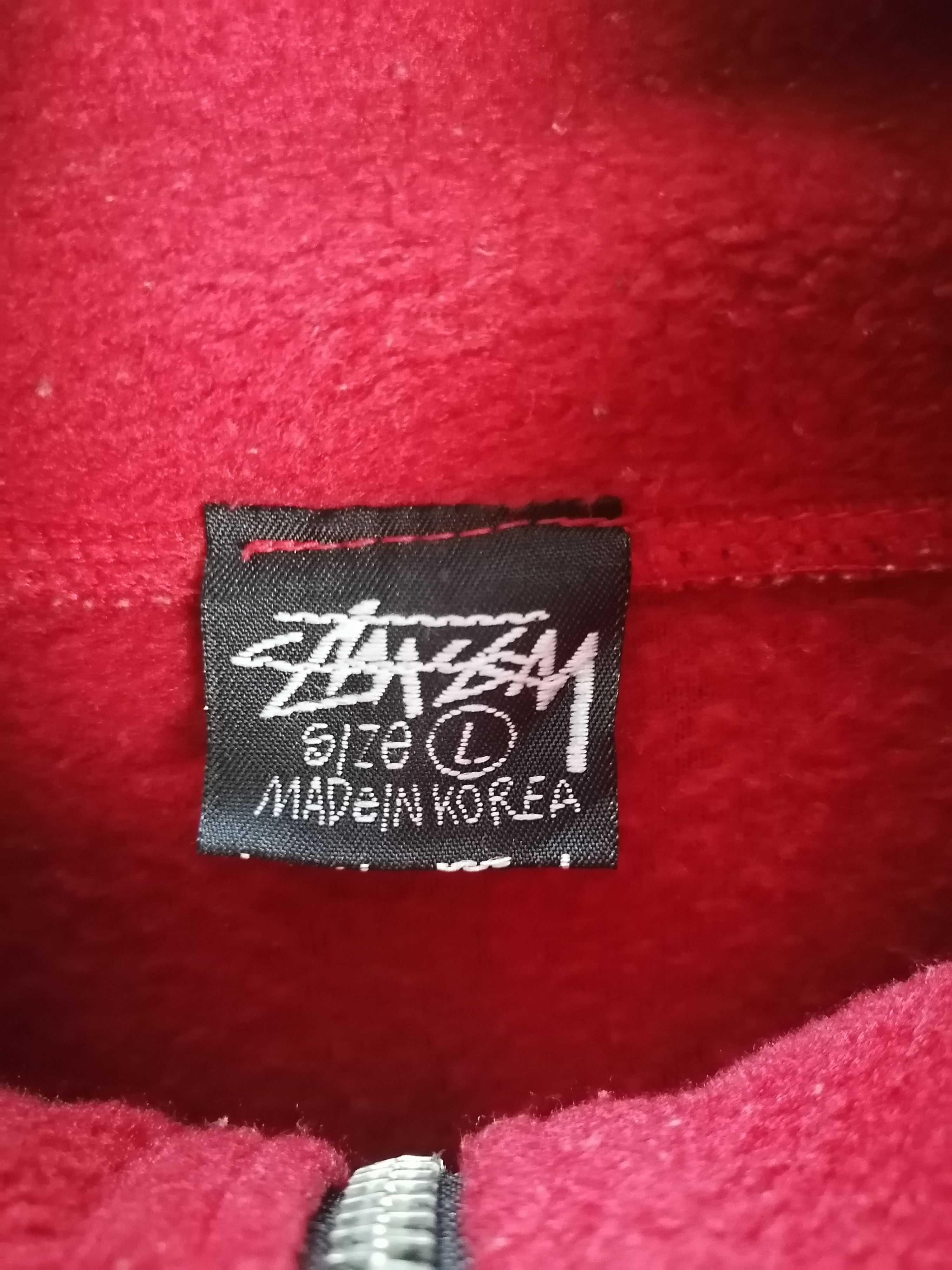 Stussy × Vintage Stussy Embroidery Logo Fleece Half Zipper Sweatshirt Size US L / EU 52-54 / 3 - 6 Thumbnail