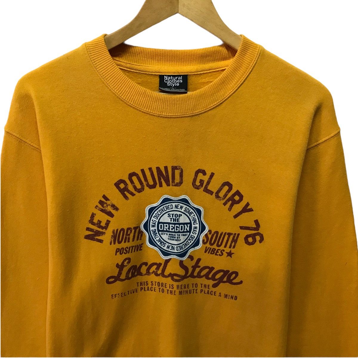 Japanese Brand × Vintage Vintage Oregon New Round Glory 76 Sweatshirt Pullover Size US M / EU 48-50 / 2 - 2 Thumbnail