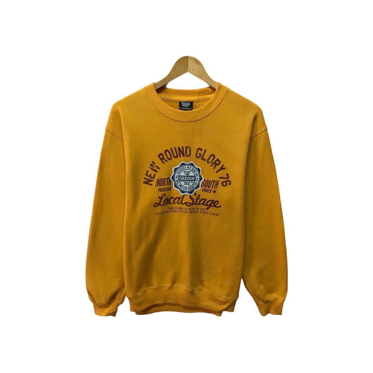 Japanese Brand × Vintage Vintage Oregon New Round Glory 76 Sweatshirt Pullover Size US M / EU 48-50 / 2 - 1 Thumbnail