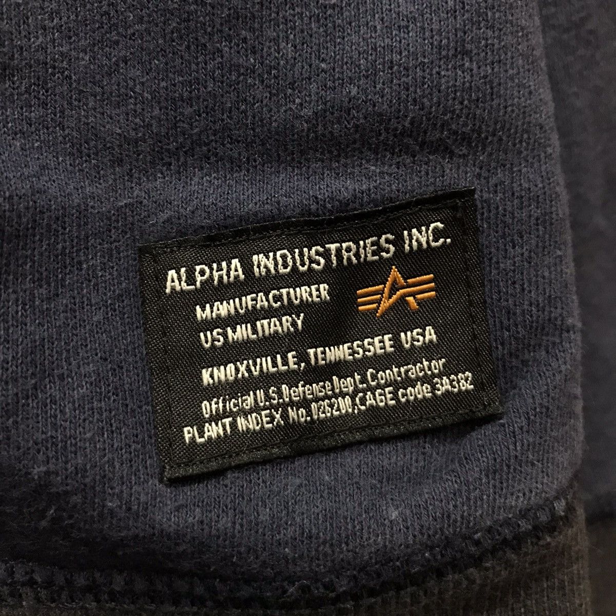 Alpha Industries × Vintage Vintage Alpha Industries Sweatshirt Plain Jumper Pullover Size US M / EU 48-50 / 2 - 5 Thumbnail