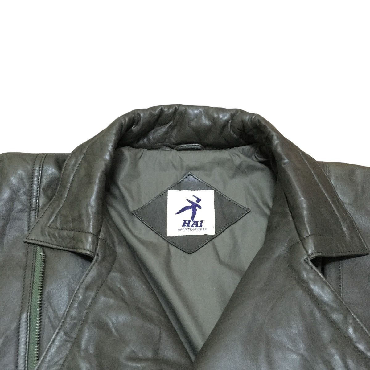 Issey Miyake Vtg Japanese Brand Hai Sporting Gear Leather Jacket 1990s Size US M / EU 48-50 / 2 - 7 Thumbnail