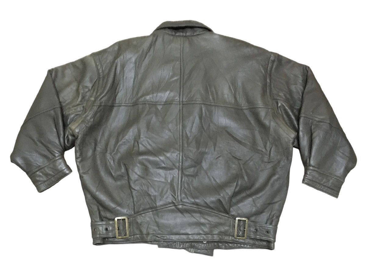 Issey Miyake Vtg Japanese Brand Hai Sporting Gear Leather Jacket 1990s Size US M / EU 48-50 / 2 - 2 Thumbnail