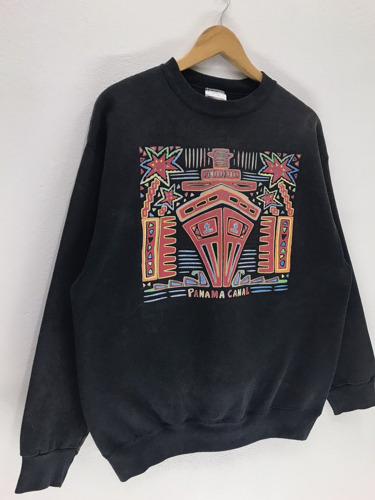 Vintage Vintage Panama Canal Big Logo Sweatshirt Size US L / EU 52-54 / 3 - 4 Thumbnail