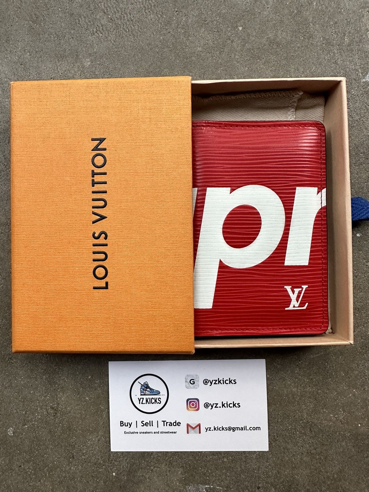 Louis Vuitton X Supreme Pocket Organizer Available For Immediate