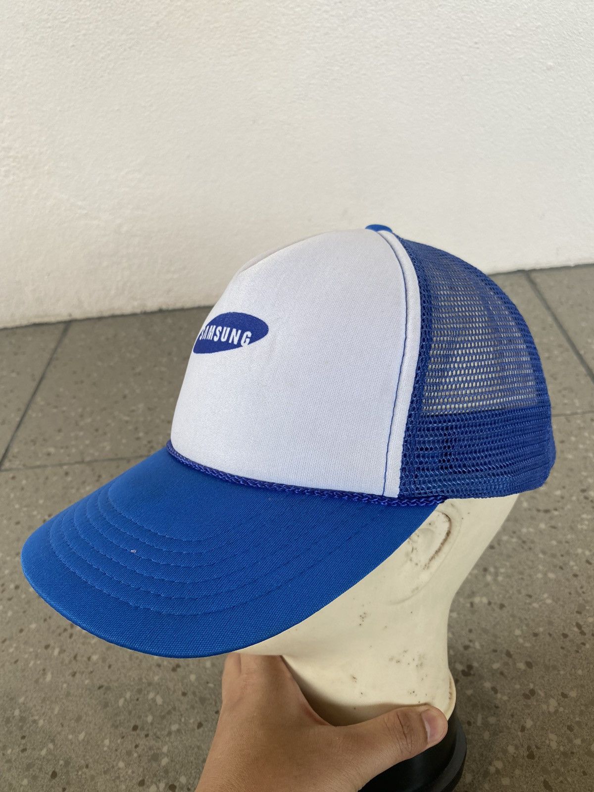 Samsung × Vintage Vintage samsung trucker hat mesh Size ONE SIZE - 2 Thumbnail