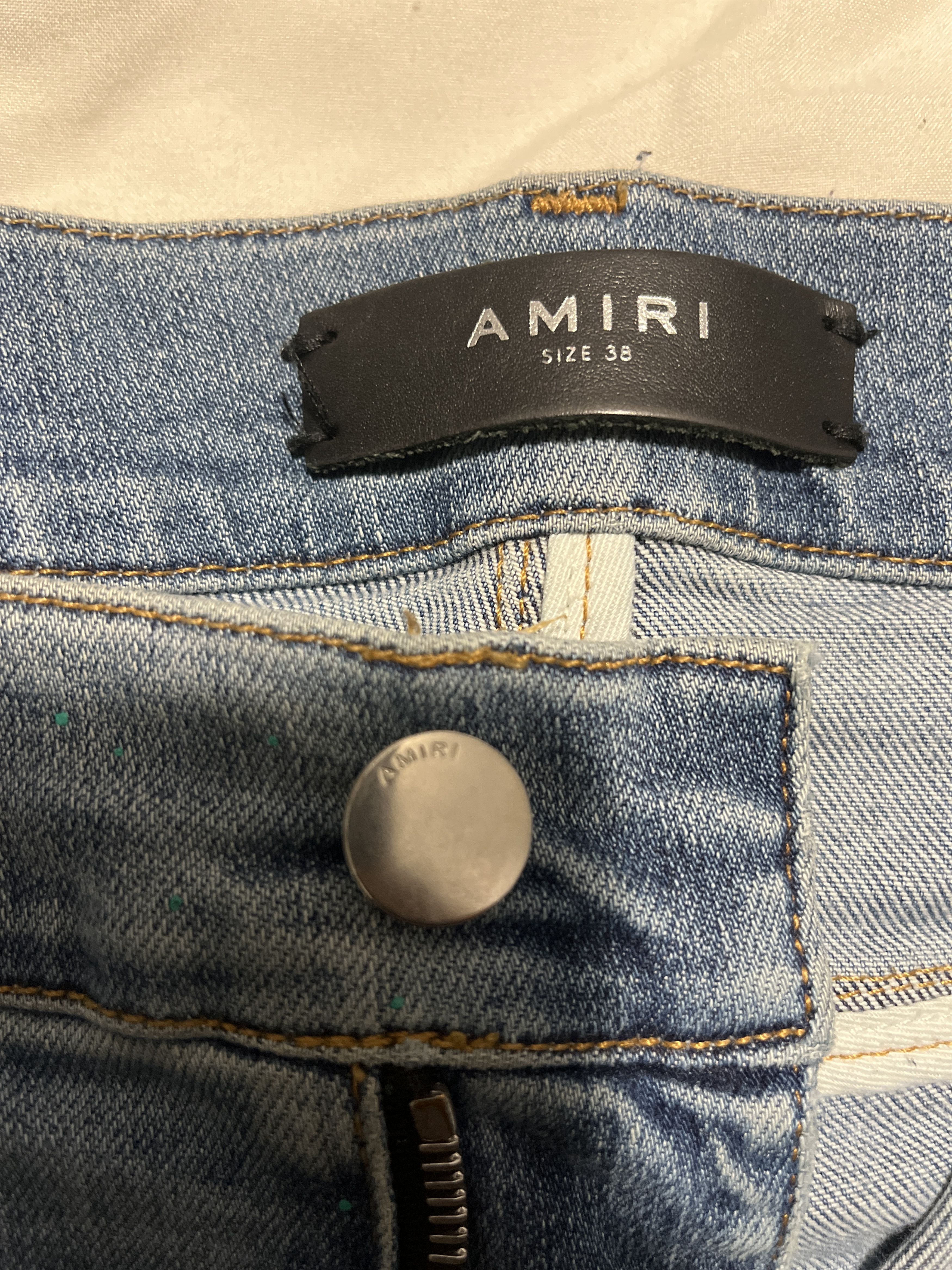 Amiri Paint-splatter rosebowl Amiri Jeans Size US 38 / EU 54 - 2 Thumbnail