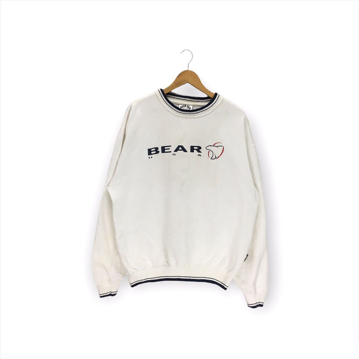 Japanese Brand × Vintage Vintage Bear Usa Big Logo Sweatshirt Size US M / EU 48-50 / 2 - 1 Thumbnail
