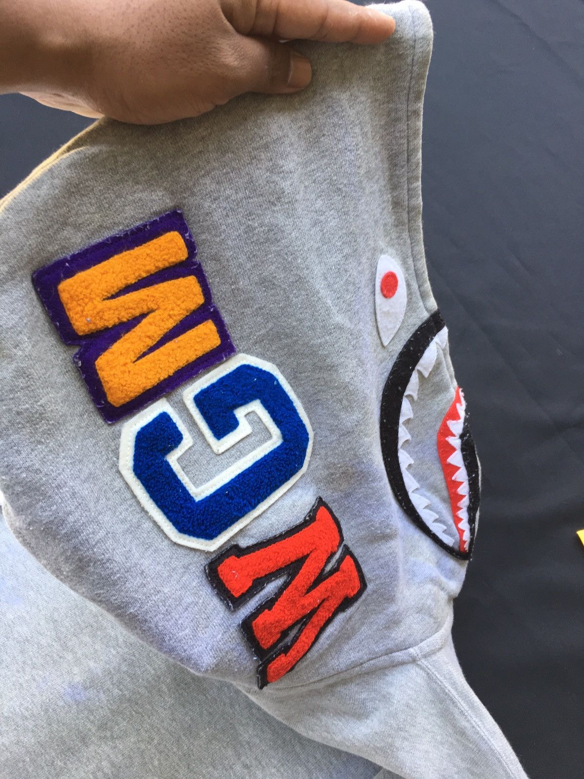 Bape Shark Hoodie Varsity Jacket Size US S / EU 44-46 / 1 - 7 Thumbnail