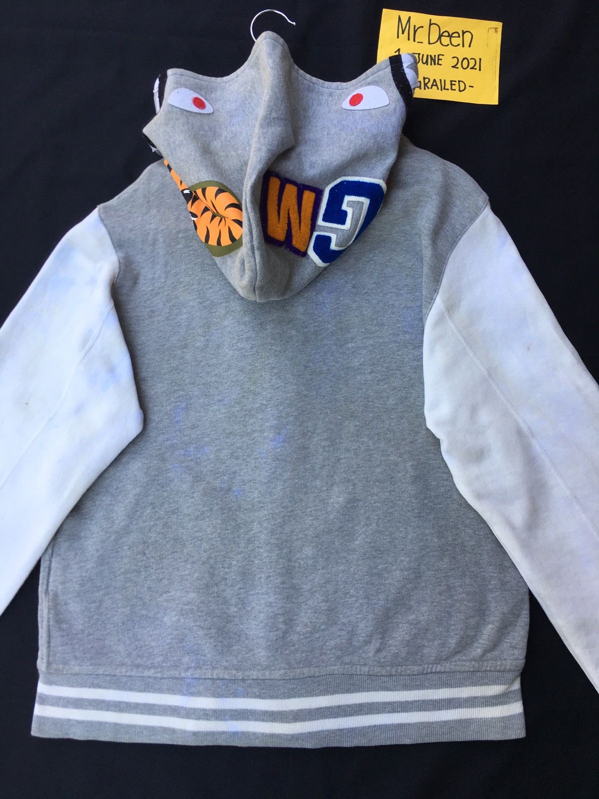Bape Shark Hoodie Varsity Jacket Size US S / EU 44-46 / 1 - 5 Thumbnail