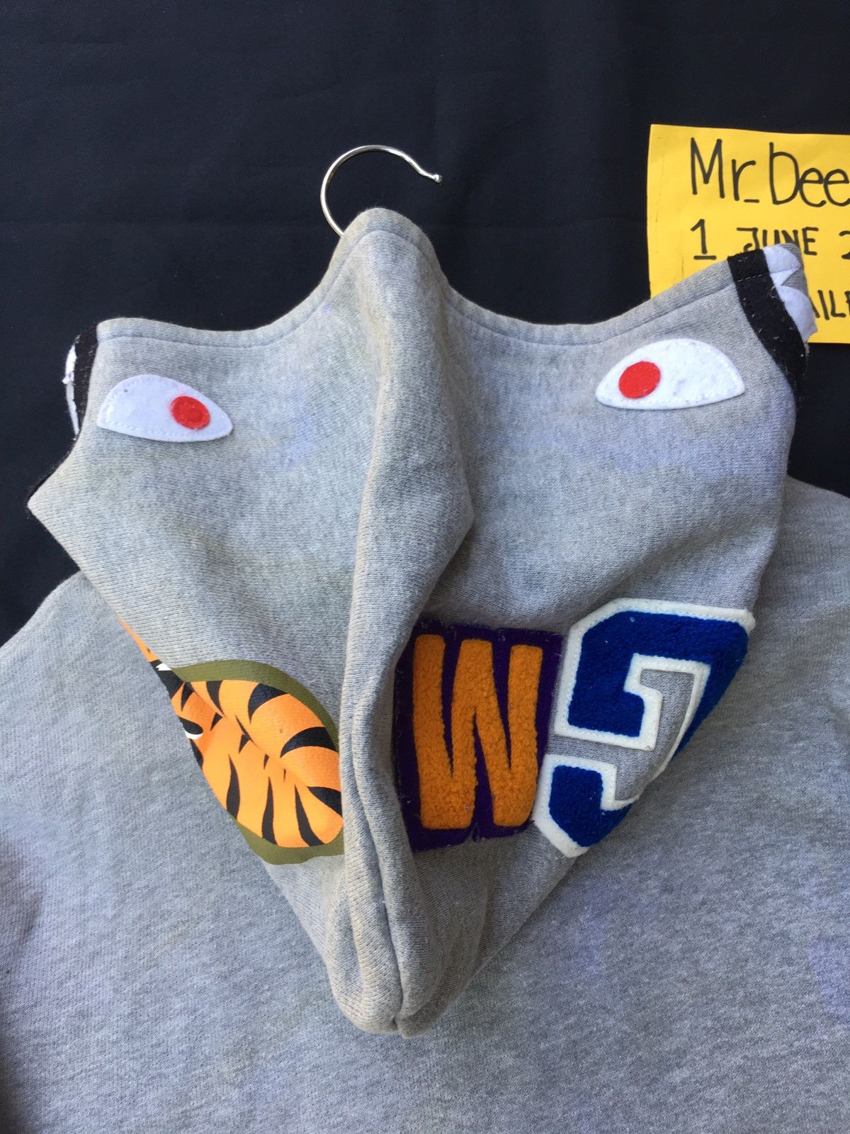 Bape Shark Hoodie Varsity Jacket Size US S / EU 44-46 / 1 - 6 Thumbnail