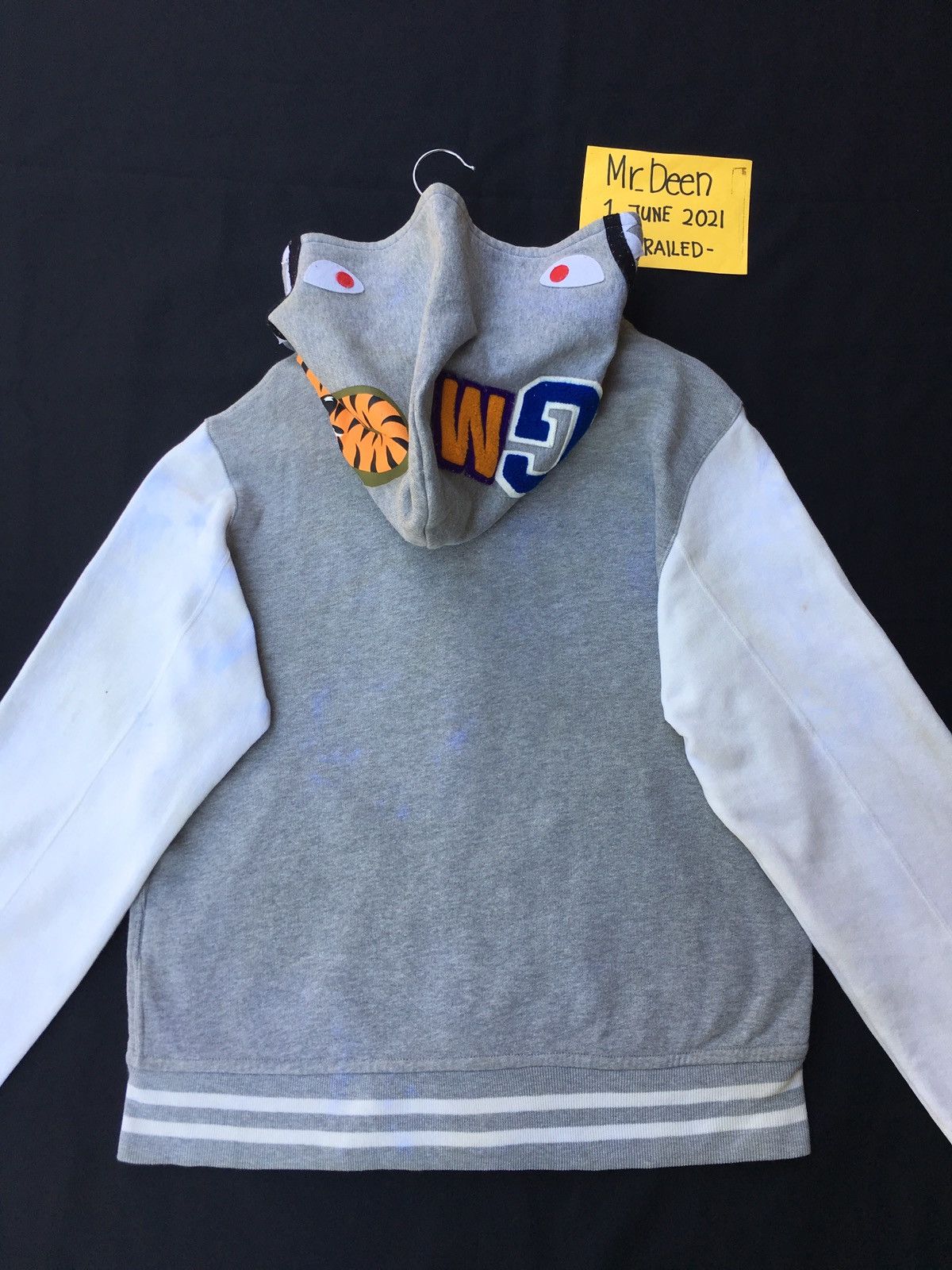 Bape Shark Hoodie Varsity Jacket Size US S / EU 44-46 / 1 - 4 Thumbnail