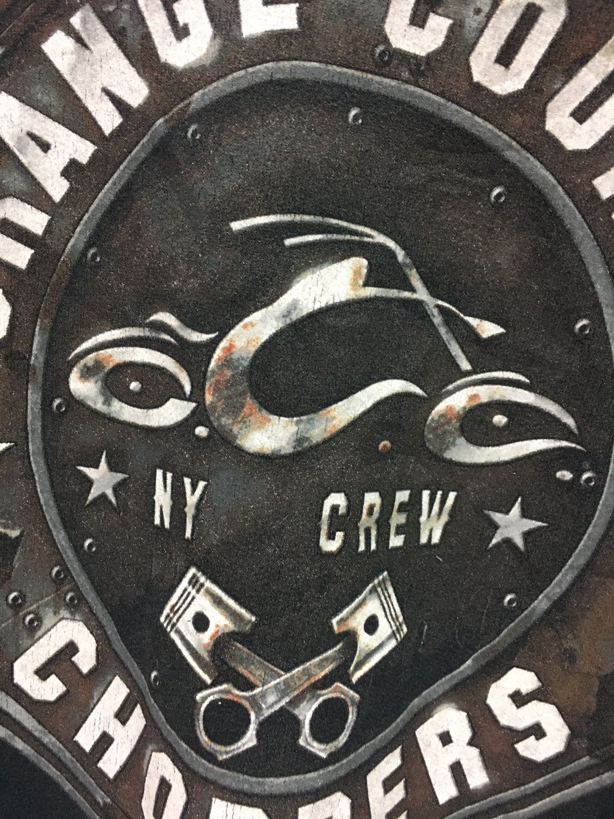Vintage × West Coast Choppers Vintage Orange Country Chopper Motorcycle Sweatshirt Size US L / EU 52-54 / 3 - 4 Thumbnail