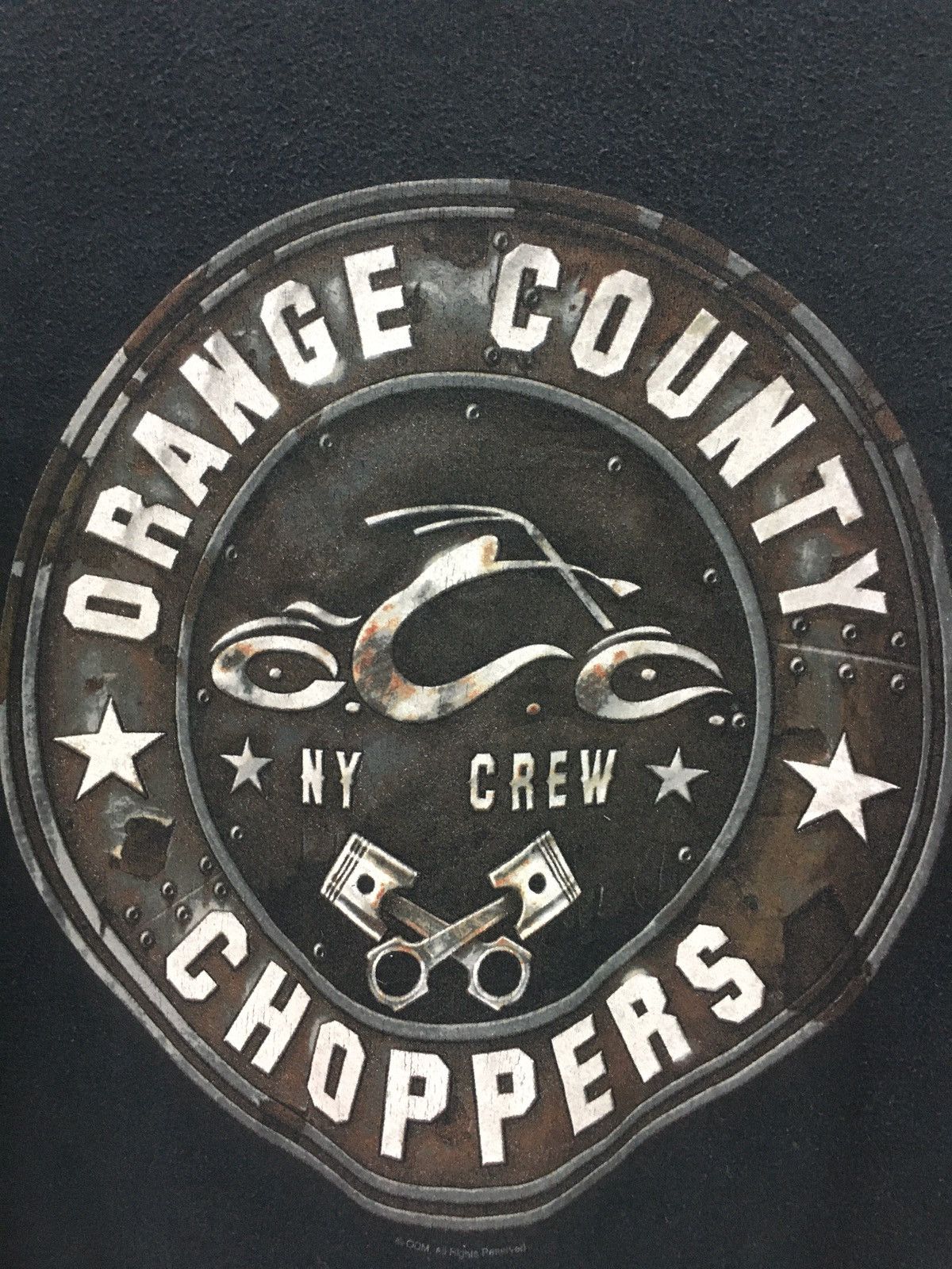 Vintage × West Coast Choppers Vintage Orange Country Chopper Motorcycle Sweatshirt Size US L / EU 52-54 / 3 - 3 Thumbnail