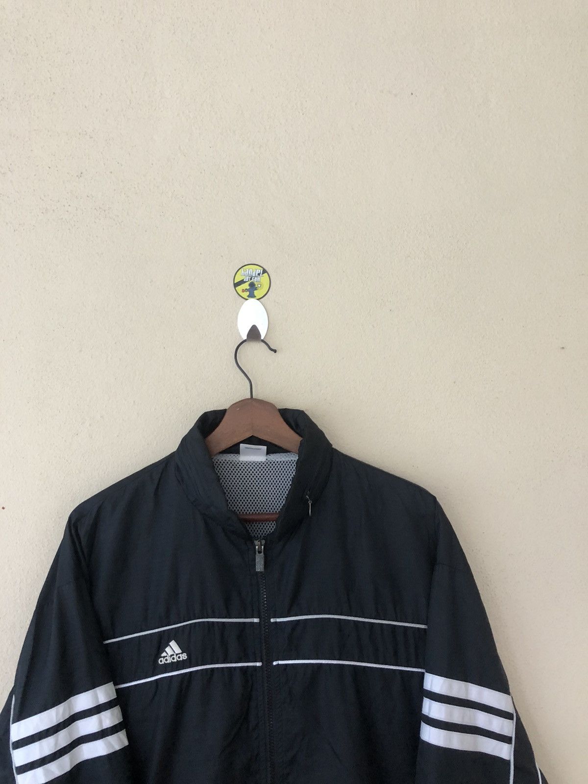 Adidas × Vintage VINTAGE ADIDAS THREE STRIPES LIGHT BLACK JACKET Size US L / EU 52-54 / 3 - 3 Thumbnail