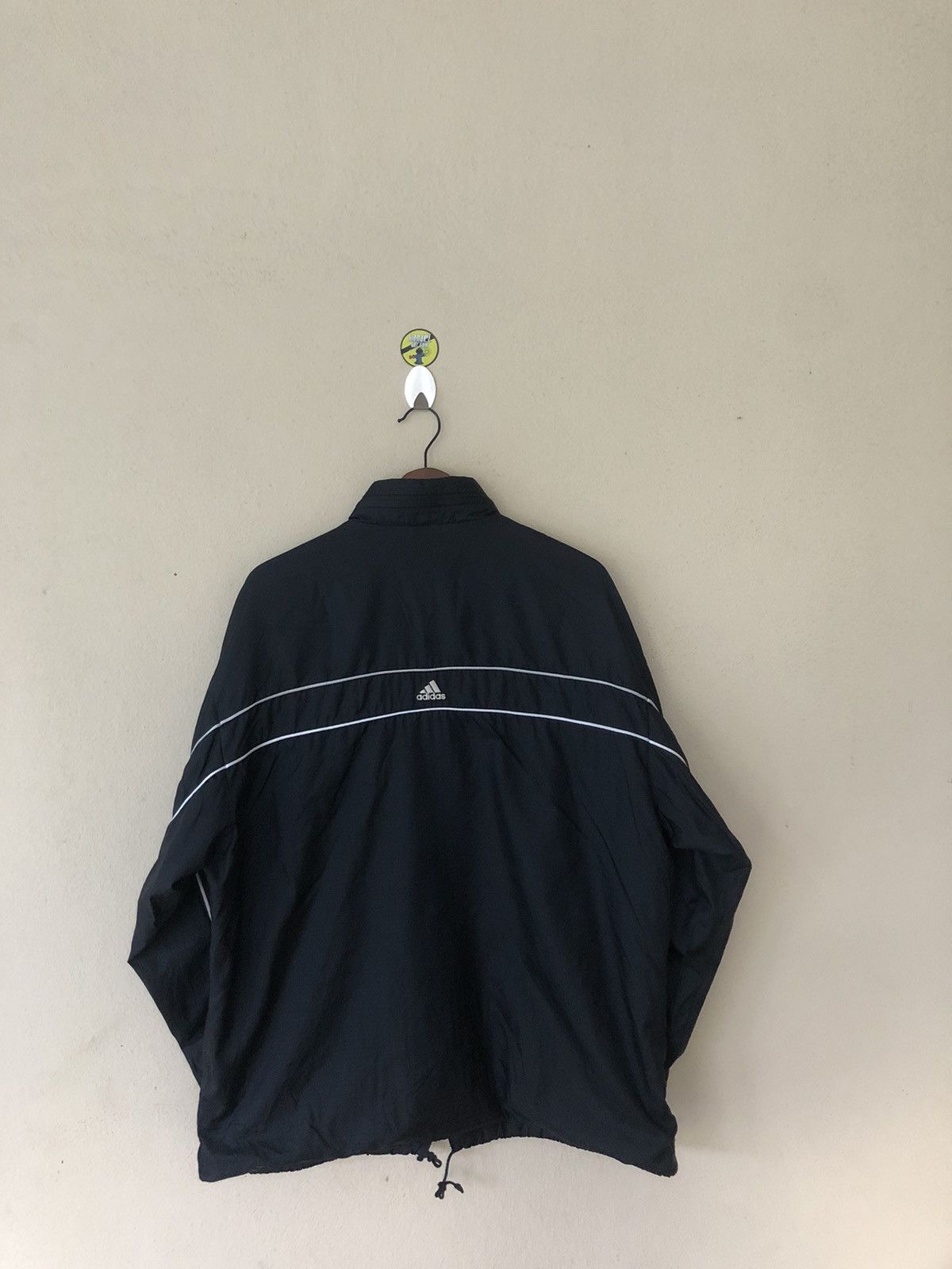 Adidas × Vintage VINTAGE ADIDAS THREE STRIPES LIGHT BLACK JACKET Size US L / EU 52-54 / 3 - 4 Thumbnail