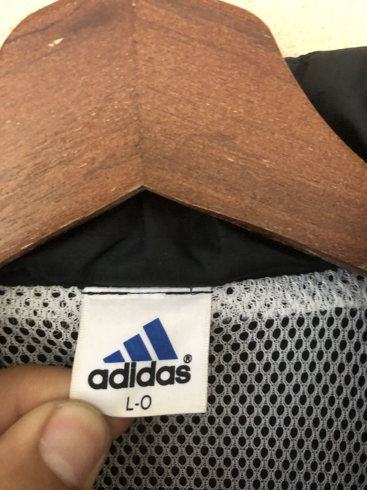 Adidas × Vintage VINTAGE ADIDAS THREE STRIPES LIGHT BLACK JACKET Size US L / EU 52-54 / 3 - 7 Thumbnail