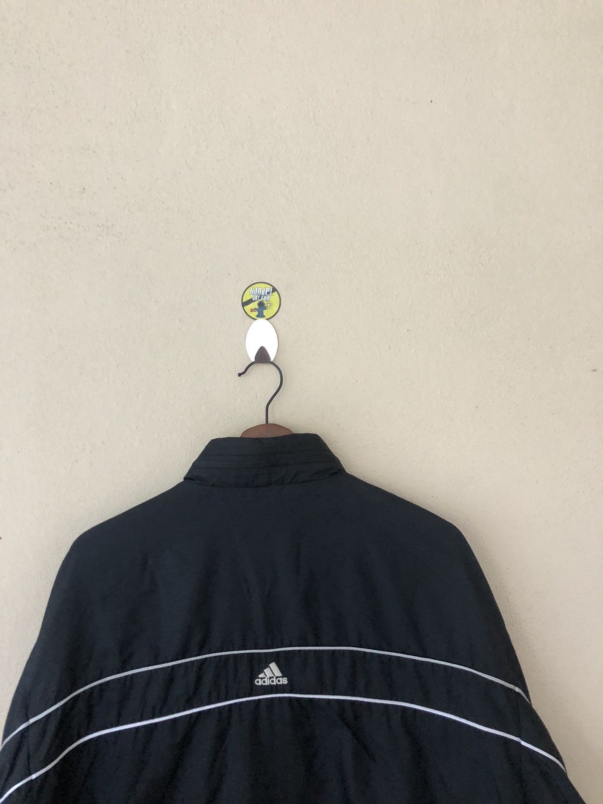 Adidas × Vintage VINTAGE ADIDAS THREE STRIPES LIGHT BLACK JACKET Size US L / EU 52-54 / 3 - 5 Thumbnail