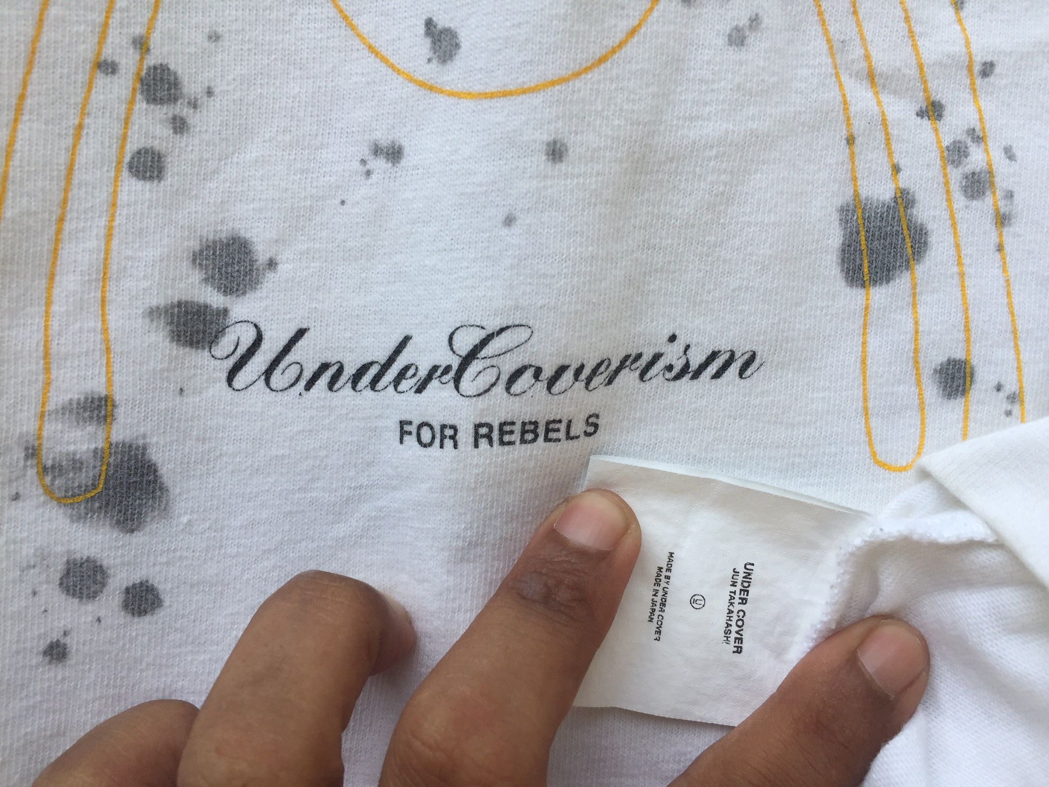 Fragment Design × Undercover RARE!! Undercoverism X Fragment Designt Mens Tee Size US L / EU 52-54 / 3 - 5 Thumbnail
