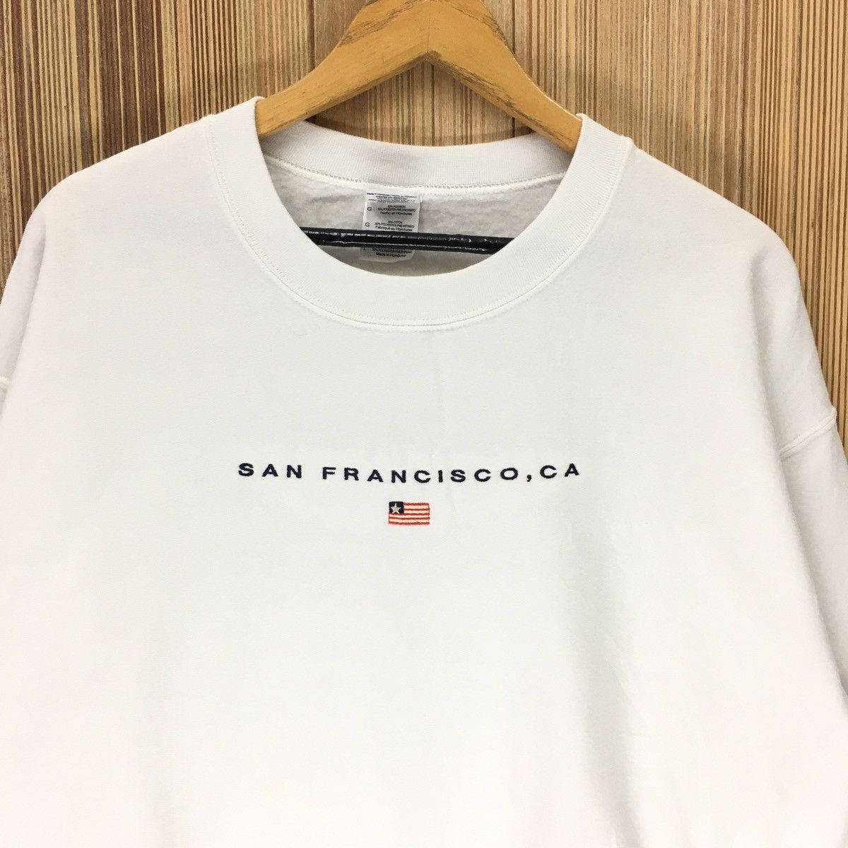Vintage Vintage San Francisco Usa Big Logo Sweatshirt Size US L / EU 52-54 / 3 - 2 Thumbnail