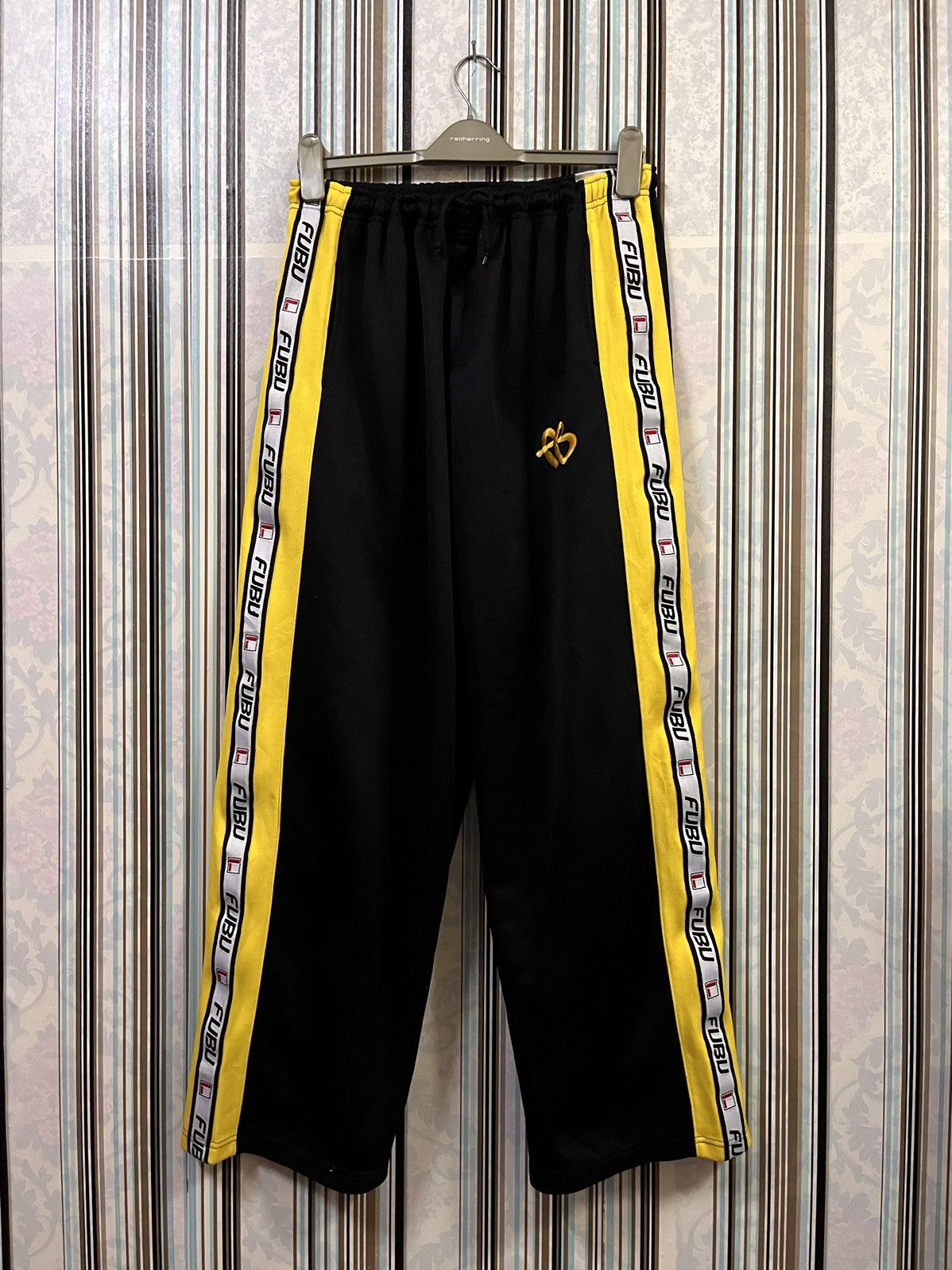 Fubu Fubu the collection 1992 made in usa striped sided #D4 Size US 34 / EU 50 - 1 Thumbnail