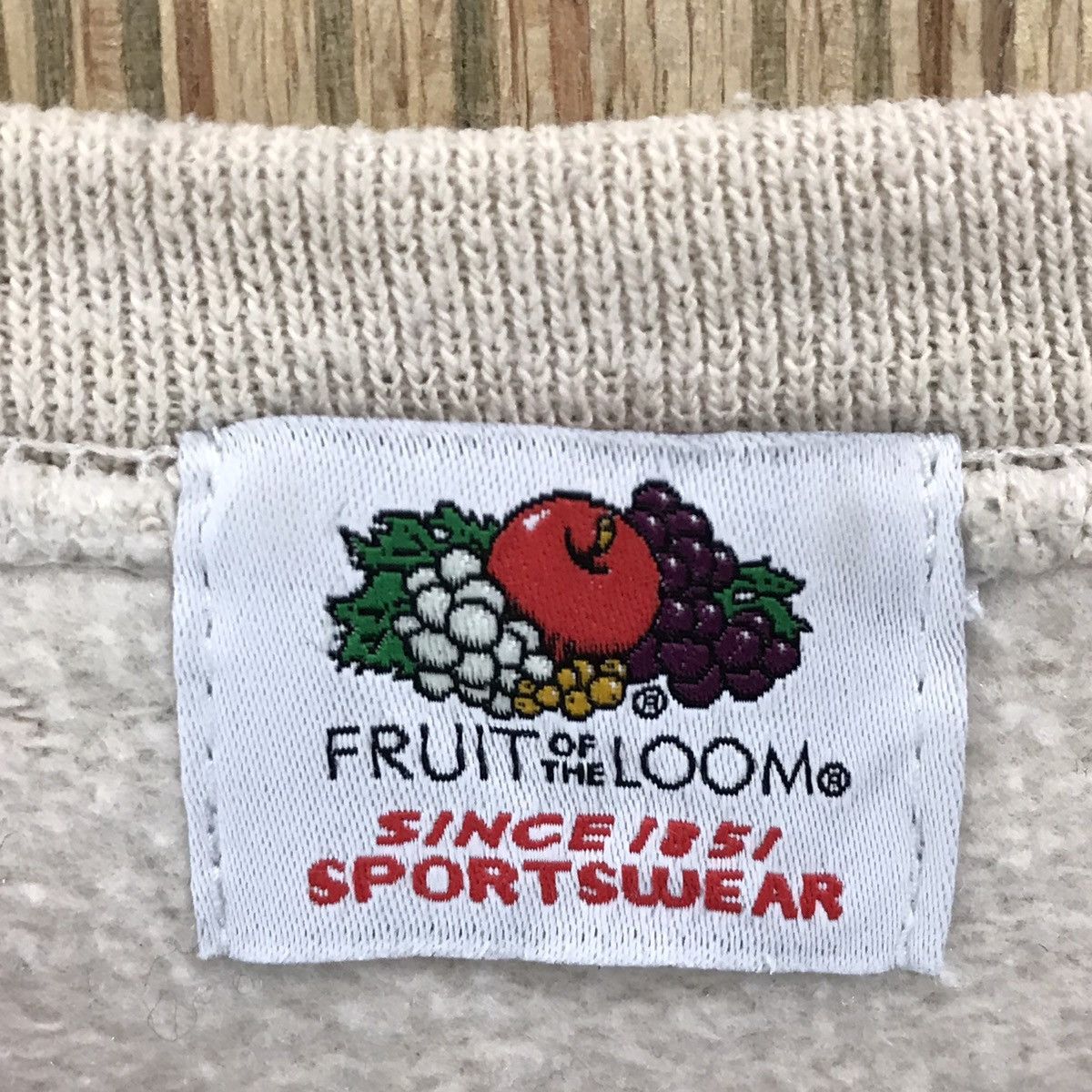 Fruit Of The Loom × Vintage Vintage Plain Blank Sweatshirt Pullover Jumper Size US M / EU 48-50 / 2 - 4 Thumbnail