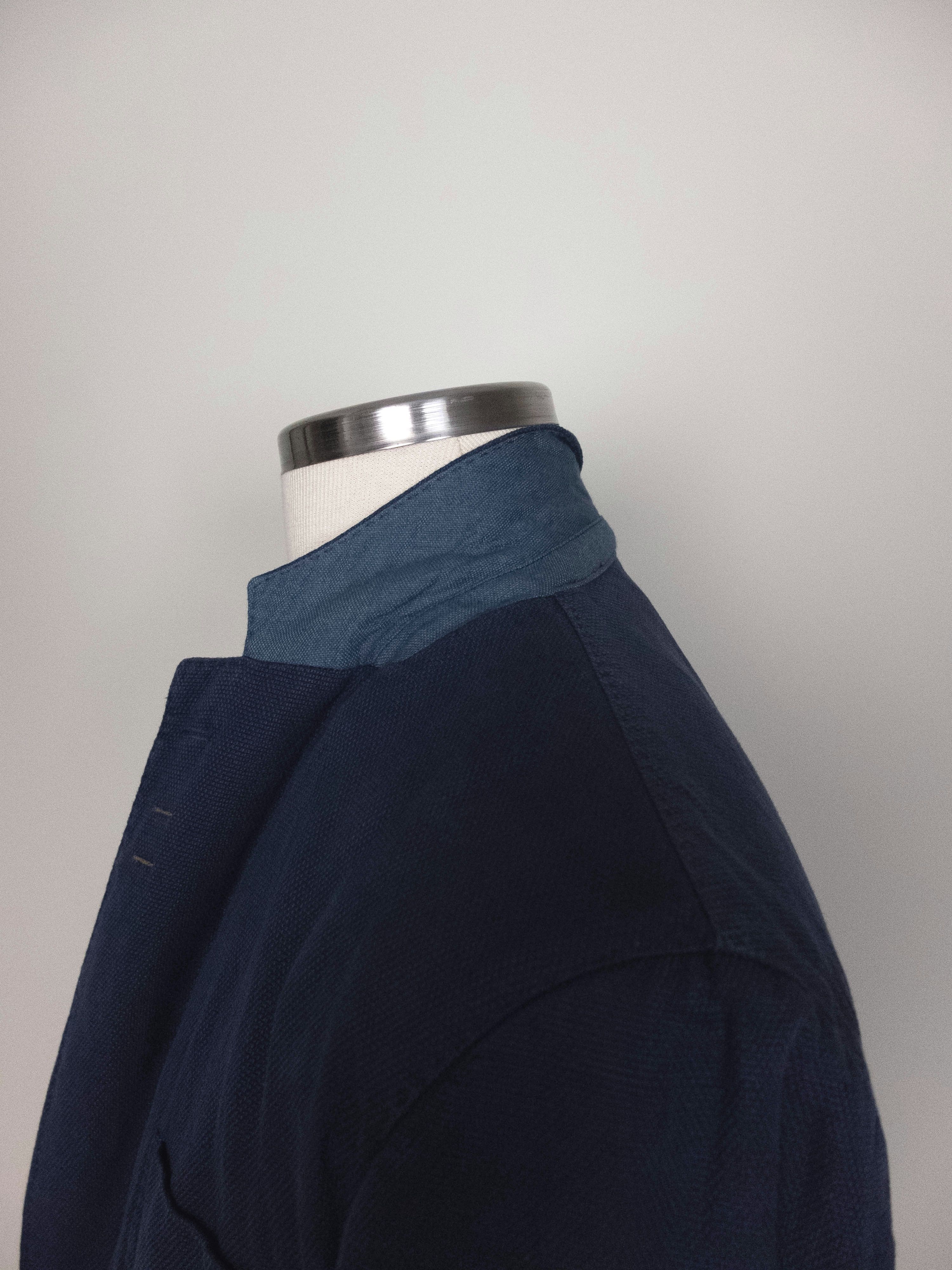 Hackett HACKETT blue linen cotton blazer sportcoat jacket Size 42 US Size 42R - 2 Thumbnail