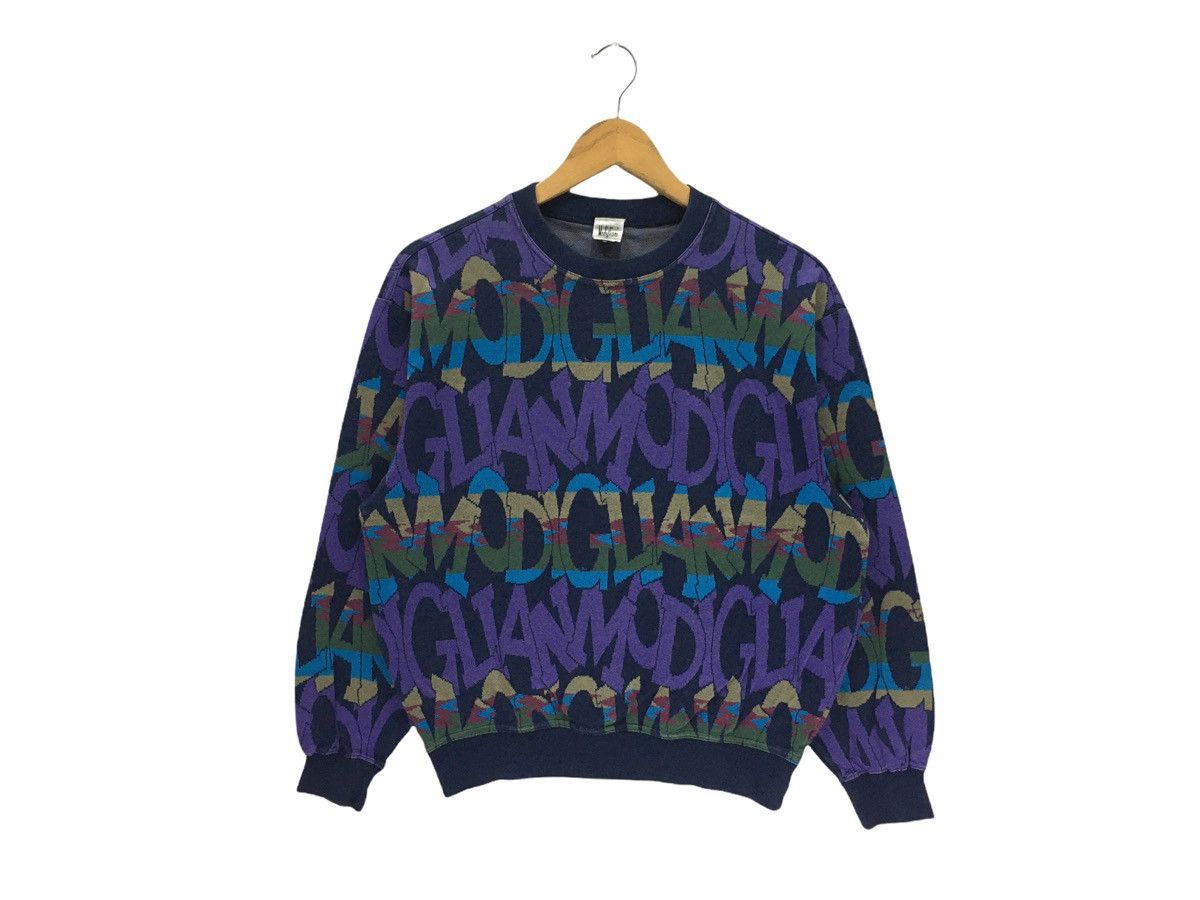 Vintage Modigliani italy Full Print Design Sweatshirt Size US S / EU 44-46 / 1 - 1 Thumbnail